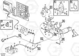 104111 Cable harness, secondary steering system. L220E SER NO 2001 - 3999, Volvo Construction Equipment