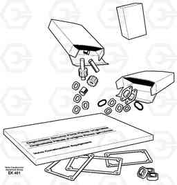 78254 Repair kit for transmission L220F, Volvo Construction Equipment