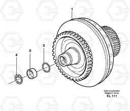 7509 Torque converter L150E S/N 10002 - 11594, Volvo Construction Equipment