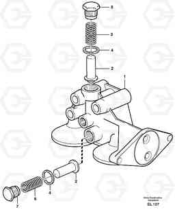 55224 Housing, oil filter L150E S/N 6005 - 7549 S/N 63001 - 63085, Volvo Construction Equipment