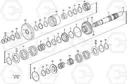 85938 Hydraulic clutch, reverse / 2nd speed L150E S/N 8001 -, Volvo Construction Equipment