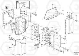 86755 Range selector valve with fitting parts L150E S/N 6005 - 7549 S/N 63001 - 63085, Volvo Construction Equipment