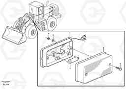 53790 Side marking lamp. L150E S/N 6005 - 7549 S/N 63001 - 63085, Volvo Construction Equipment