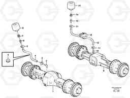 81609 Venting, planet shafts L150E S/N 10002 - 11594, Volvo Construction Equipment
