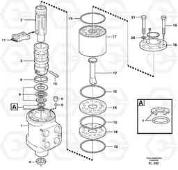 61855 Steering unit L150E S/N 6005 - 7549 S/N 63001 - 63085, Volvo Construction Equipment