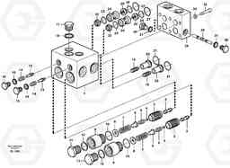 77318 Shift valve L120E S/N 16001 - 19668 SWE, 64001- USA, 70701-BRA, Volvo Construction Equipment