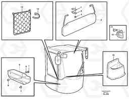 15183 Interior components L120E S/N 19804- SWE, 66001- USA, 71401-BRA, 54001-IRN, Volvo Construction Equipment