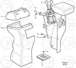 59436 Cover for servo valves L150E S/N 6005 - 7549 S/N 63001 - 63085, Volvo Construction Equipment