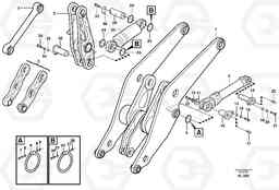 36980 Lifting- and tilt cylinder with assembly parts L150E S/N 6005 - 7549 S/N 63001 - 63085, Volvo Construction Equipment