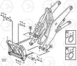 58833 Assemble attachment bracket L150E S/N 6005 - 7549 S/N 63001 - 63085, Volvo Construction Equipment