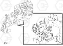 88546 Gear box housing with fitting parts L180F HL HIGH-LIFT, Volvo Construction Equipment