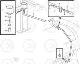 77856 Ventilation for transmission L180E S/N 5004 - 7398 S/N 62501 - 62543 USA, Volvo Construction Equipment