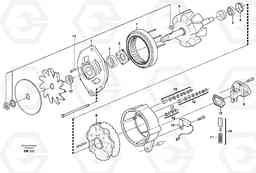 54635 Alternator, 80A. L180E S/N 5004 - 7398 S/N 62501 - 62543 USA, Volvo Construction Equipment