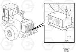 19074 Back-up warning unit. L180E S/N 5004 - 7398 S/N 62501 - 62543 USA, Volvo Construction Equipment