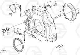 50659 Flywheel housing L180E S/N 5004 - 7398 S/N 62501 - 62543 USA, Volvo Construction Equipment