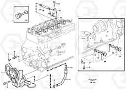 15370 Lubricating oil system L180E S/N 5004 - 7398 S/N 62501 - 62543 USA, Volvo Construction Equipment