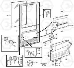 41400 Door. L180E S/N 5004 - 7398 S/N 62501 - 62543 USA, Volvo Construction Equipment