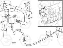 78086 Crankcase ventilation L180E S/N 5004 - 7398 S/N 62501 - 62543 USA, Volvo Construction Equipment