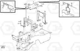 40864 Engine hood L180E S/N 5004 - 7398 S/N 62501 - 62543 USA, Volvo Construction Equipment