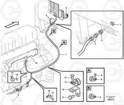 60259 Cable harness, electricaldistrib. unit - engine E-ECU L180E S/N 5004 - 7398 S/N 62501 - 62543 USA, Volvo Construction Equipment