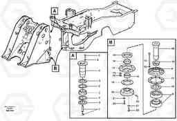 40863 Frame link L180E S/N 5004 - 7398 S/N 62501 - 62543 USA, Volvo Construction Equipment