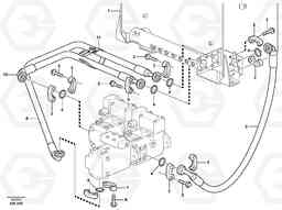 15925 Suction line, tank - pump L180E S/N 5004 - 7398 S/N 62501 - 62543 USA, Volvo Construction Equipment