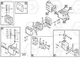 104122 Relief valve. L180E S/N 5004 - 7398 S/N 62501 - 62543 USA, Volvo Construction Equipment