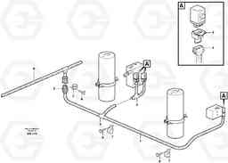 57965 Cable harness, boom suspension system. L180E S/N 5004 - 7398 S/N 62501 - 62543 USA, Volvo Construction Equipment