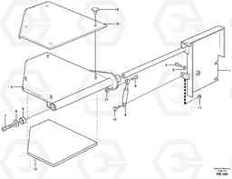 37140 Instructor's seat L180E S/N 5004 - 7398 S/N 62501 - 62543 USA, Volvo Construction Equipment