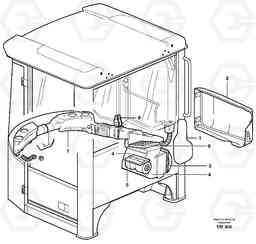 25718 Air distribution L180E S/N 5004 - 7398 S/N 62501 - 62543 USA, Volvo Construction Equipment