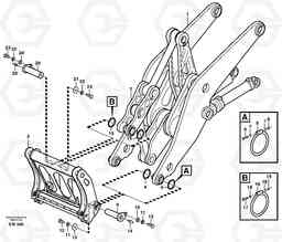 35285 Assemble attachment bracket L180E S/N 5004 - 7398 S/N 62501 - 62543 USA, Volvo Construction Equipment