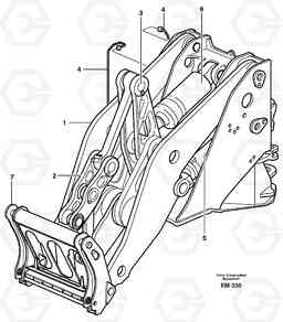 17342 Loading unit L180E S/N 5004 - 7398 S/N 62501 - 62543 USA, Volvo Construction Equipment