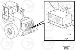 17719 Back-up warning unit. L180E HIGH-LIFT S/N 5004 - 7398, Volvo Construction Equipment