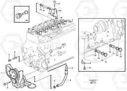 16305 Lubricating oil system L180E HIGH-LIFT S/N 5004 - 7398, Volvo Construction Equipment