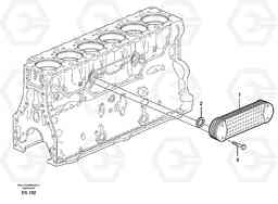 37818 Oil cooler. L180E HIGH-LIFT S/N 5004 - 7398, Volvo Construction Equipment