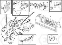 99528 Instrument panel. L180E HIGH-LIFT S/N 5004 - 7398, Volvo Construction Equipment