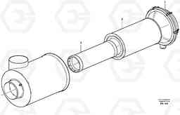 16314 Air filter L180E HIGH-LIFT S/N 5004 - 7398, Volvo Construction Equipment