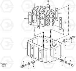 35282 Pre-heater L180E HIGH-LIFT S/N 5004 - 7398, Volvo Construction Equipment