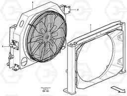 16322 Fan drive L180E HIGH-LIFT S/N 5004 - 7398, Volvo Construction Equipment