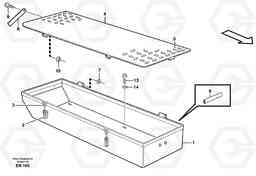 63201 Tool box L180E HIGH-LIFT S/N 5004 - 7398, Volvo Construction Equipment