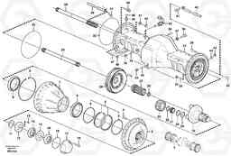 88547 Planet shaft, front L180E HIGH-LIFT S/N 5004 - 7398, Volvo Construction Equipment