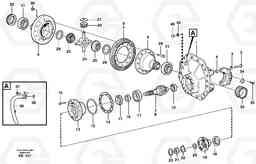 70862 Final drive, front L180E HIGH-LIFT S/N 5004 - 7398, Volvo Construction Equipment