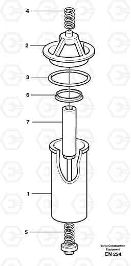 68024 Hydraulic fluid filter L180E HIGH-LIFT S/N 5004 - 7398, Volvo Construction Equipment