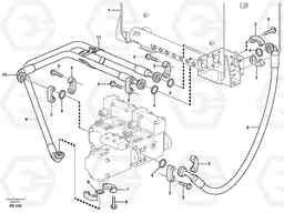 22268 Suction line tank - pump L180E HIGH-LIFT S/N 5004 - 7398, Volvo Construction Equipment
