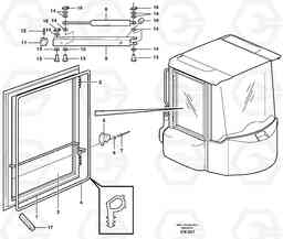 39399 Windows L180E HIGH-LIFT S/N 5004 - 7398, Volvo Construction Equipment