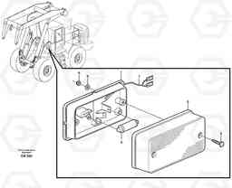16334 Side marking lamp. L180E HIGH-LIFT S/N 5004 - 7398, Volvo Construction Equipment