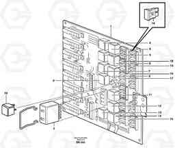 59889 Circuit board L180E HIGH-LIFT S/N 5004 - 7398, Volvo Construction Equipment