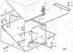 63202 Battery box with fitting parts L330E, Volvo Construction Equipment