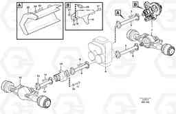 12929 Propeller shaft, mounting L330E, Volvo Construction Equipment