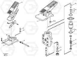 63492 Footbrake valve L330E, Volvo Construction Equipment